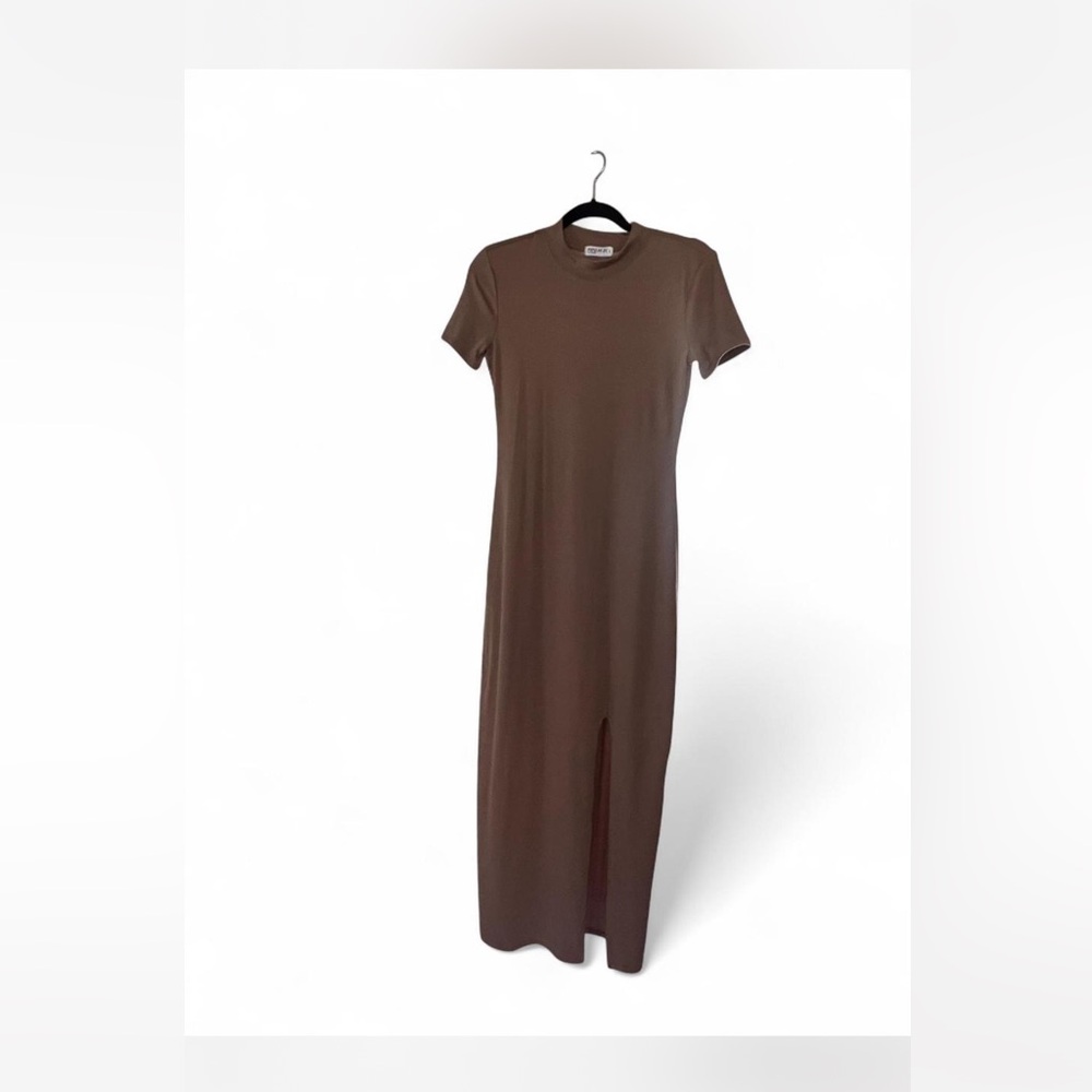 Elegant Brown Maxi Dress